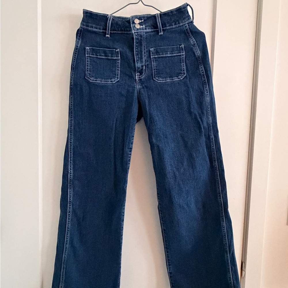 Old Navy Indigo Wide Leg Jeans